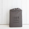 Flat Sheet - Loom Living Grey bamboo sheets flat sheet packaging bamboo cotton bedding