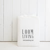 Flat Sheet - Loom Living bamboo bed linen sustainably packaged bamboo cotton bed sheets