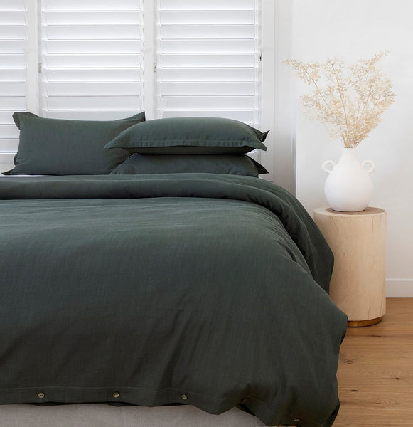 Shop Bamboo Bed Quilt Cover | Linen Duvet Cover Sets | Loom Living
