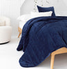 velvet bedspread cotton velvet coverlet indigo velvet throw